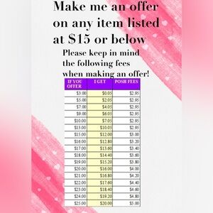 🎉OFFERS ENCOURAGED FOR ITEMS MARKED $15 AND BELOW